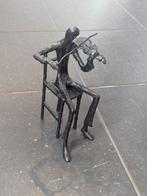 Zwitserland - afterGiacommetti - Figuur - Violist - Brons, Antiek en Kunst