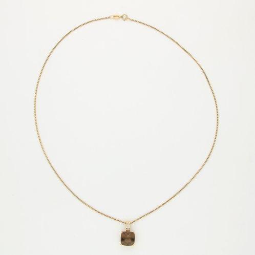 Ketting met hanger - 14 karaat Geel goud - 4.08ct. tw., Sieraden, Tassen en Uiterlijk, Antieke sieraden
