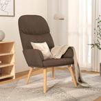Relaxstoel Taupe | Tweedekansje | OP = OP, Huis en Inrichting, Stoelen, Ophalen of Verzenden, Nieuw, Overige kleuren