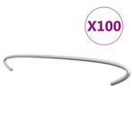 vidaXL Gabionhaken 100 st 50 cm gegalvaniseerd staal, Tuin en Terras, Verzenden, Nieuw