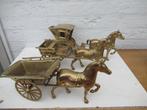 Decoratief ornament (3) - Duitsland - 3 paarden met wagen