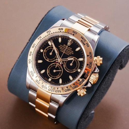 Rolex - Daytona Cosmograph Black Dial Two Tone - 116503 -, Sieraden, Tassen en Uiterlijk, Horloges | Heren