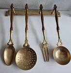 Lepel (5) - Koper, Hout - Koperen lepelrek