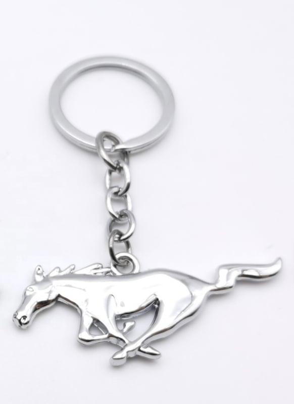 Ford Mustang pony sleutelhanger chrome, Verzamelen, Sleutelhangers, Nieuw, Ophalen of Verzenden