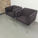 Skandiform fauteuil boxer - zwarte stof (alleen per set), Huis en Inrichting, Fauteuils, Ophalen of Verzenden, Nieuw