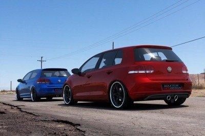 Diffuser VW Golf 5 R32 Look Voor VW Golf 6 Glans Zwart, Auto-onderdelen, Carrosserie en Plaatwerk, Ophalen of Verzenden