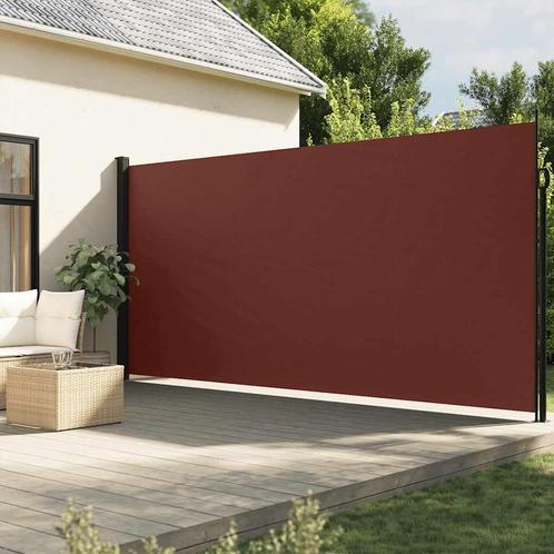 vidaXL Windscherm uittrekbaar 200x600 cm bruin, Tuin en Terras, Zonneschermen, Nieuw, Verzenden
