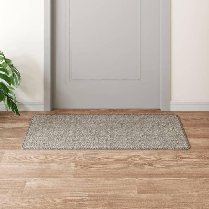 vidaXL Tapijtloper 50x100 cm sisal-look platina, Huis en Inrichting, Stoffering | Tapijten en Kleden, Nieuw, Verzenden