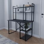 [en.casa] Bureau organizer Askøy 120x20x74 cm marmer zwart e, Huis en Inrichting, Bureaus, Nieuw, Verzenden