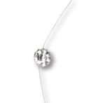 Draadguirlande strassketting 2 m zilver - 211, Ophalen of Verzenden, Nieuw