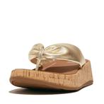 -30% FitFlop  FitFlop F-mode leather-twist flatform toe-thon, Verzenden, Nieuw, Slippers