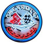 Chevrolet Corvette Neon Verlichting 60 cm - Blauw, Rood, Wit, Ophalen, Gebruikt