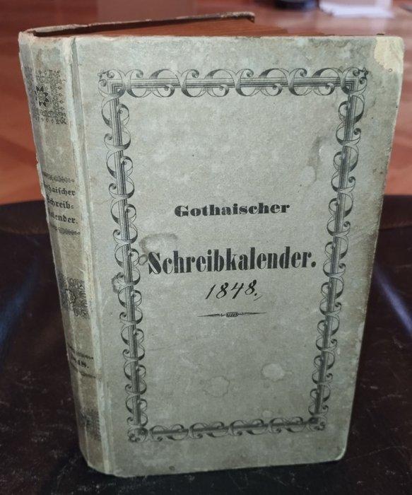 . - Gothaischer verbesserter Schreib-Kalender auf das, Antiek en Kunst, Antiek | Boeken en Bijbels