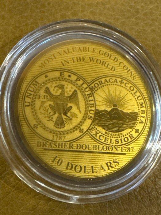 Salomonseilanden. 10 Dollars 2017 Brasher Doubloon 1787,, Postzegels en Munten, Munten | Europa | Niet-Euromunten