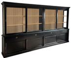 Buffetkast zwart Zaandam 460 x 230cm eiken interieur, Huis en Inrichting, Ophalen of Verzenden, Nieuw