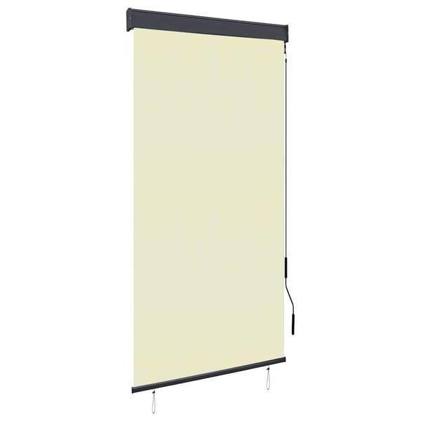 Rolgordijn Buiten 80x250cm Creme | Retourdeal | 57%, Tuin en Terras, Zonneschermen, Minder dan 250 cm, Nieuw, Overige typen, 150 tot 300 cm
