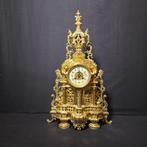 Tafelklok Regency stijl - Verguld brons - Ca. 1890 - Bronzen, Antiek en Kunst, Antiek | Klokken