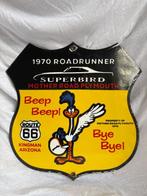 1970 Roadrunner Superbird Route 66 – Uniek Emaille Bord in