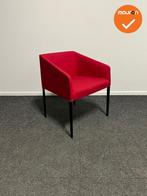 Fauteuil ontvangststoel - Arper Saari - rood, Vergader- of Presentatieruimte, Ophalen of Verzenden, Gebruikt, Stoel