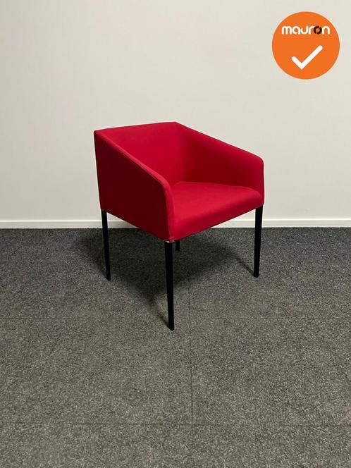 Fauteuil ontvangststoel - Arper Saari - rood, Zakelijke goederen, Kantoor en Winkelinrichting | Kantoormeubilair en Inrichting