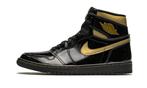 Air Jordan 1 High Black Metallic Gold - maat 43 (Sneakers), Kleding | Dames, Verzenden, Zwart, Nieuw, Sneakers of Gympen