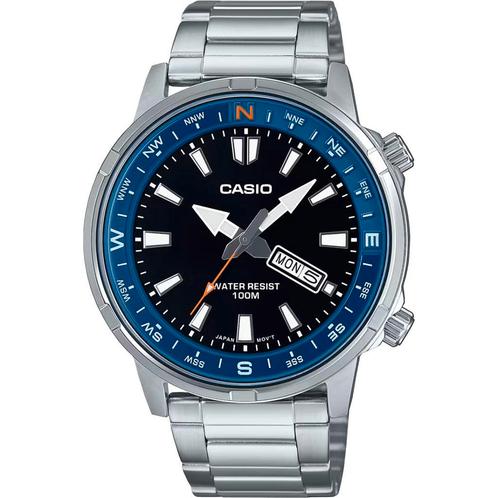 Casio - MTD-130D - grey, Sieraden, Tassen en Uiterlijk, Horloges | Dames, Verzenden