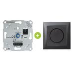 Compleet | LED dimmer 3-200W incl. afdekraam | Antraciet, Ophalen of Verzenden, Nieuw