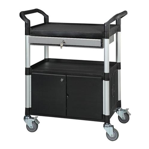 Etagewagen Matador HX-818D 3 Etages Lade + Slot Zwart, Doe-het-zelf en Verbouw, Transportwagens, Nieuw, Verzenden