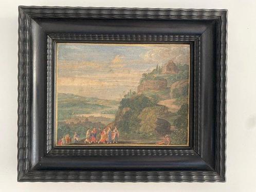 Italiaanse school (XVII) - Fluss Landschaft burg, Antiek en Kunst, Kunst | Schilderijen | Klassiek