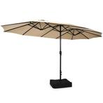 2dekans | Coast Parasol - Dubbelzijdig - Incl. Voet - 451,5, Ophalen of Verzenden, Zo goed als nieuw