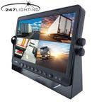 10 Quad kleuren monitor voor 4 camera, Verzenden, Nieuw