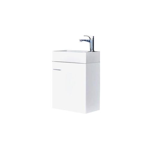 Fonteinmeubel Best Design Wiko 45 cm Keramiek Hoogglans Wit, Doe-het-zelf en Verbouw, Sanitair, Bad, Nieuw, Chroom, Ophalen of Verzenden