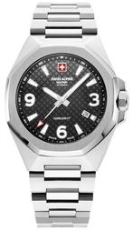 Swiss Alpine Military 7005.1137 Typhoon horloge, Overige merken, Staal, Verzenden, Polshorloge