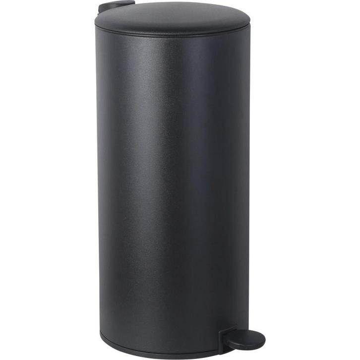 Practo Home pedaalemmer 30l - mat zwart, Huis en Inrichting, Woonaccessoires | Prullenbakken, Nieuw, Verzenden