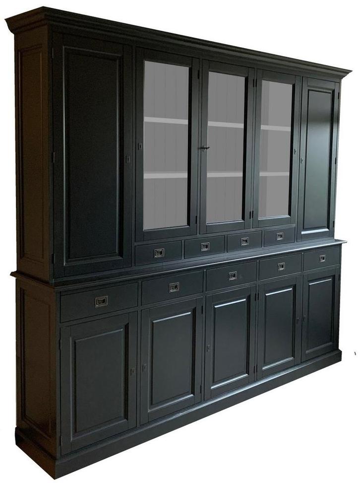 Buffetkast antraciet - wit Lelystad 265 x 235 cm, Huis en Inrichting, Kasten | Buffetkasten, Ophalen of Verzenden