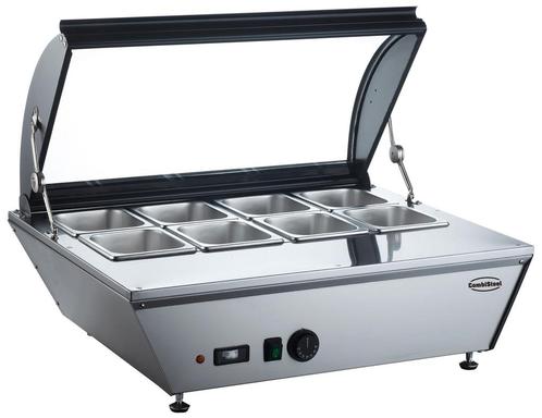 Combisteel Warmhoud Opzetvitrine 76L | 8x 1/6 GN 100mm | 767, Zakelijke goederen, Horeca | Keukenapparatuur, Nieuw in verpakking