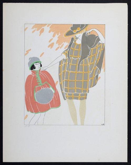 André Domin (1883 - 1962) - Mère et Fille, Antiek en Kunst, Kunst | Designobjecten