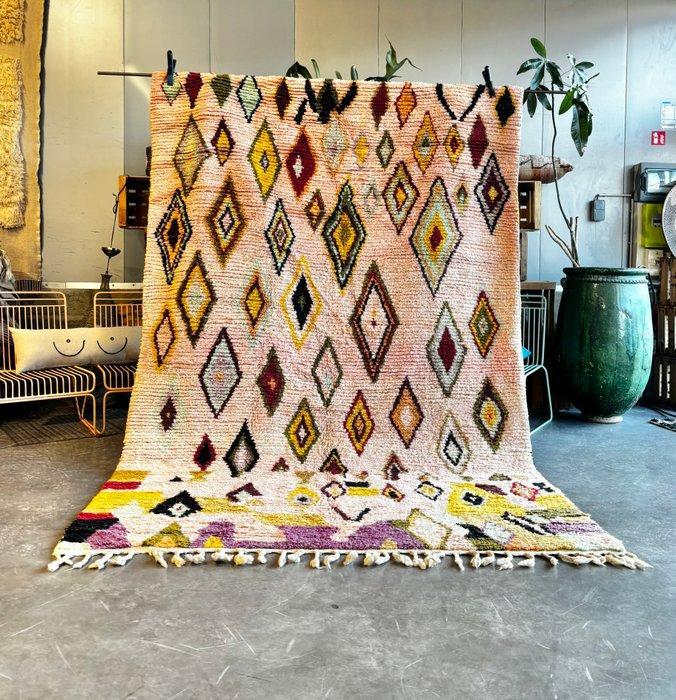 Grote Marokkaanse Boujad tapijt – met de hand geweven Berber, Huis en Inrichting, Stoffering | Tapijten en Kleden