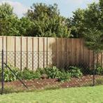 vidaXL Gaashek met flens 0,8x10 m antracietkleurig, Verzenden, Nieuw, IJzer, Minder dan 1 meter