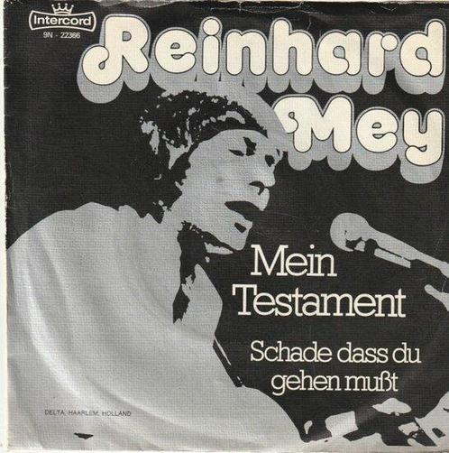 Reinhard Mey - Mein Testament + Schade Dass Du Gehen Muss..., Cd's en Dvd's, Vinyl | Nederlandstalig, Verzenden