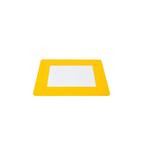 Geel Zelfklevend Documentvenster voor op de Vloer  -  Voor, Verzenden