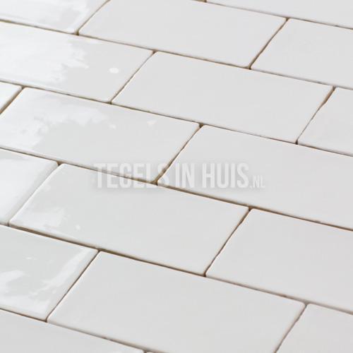 Equipe wandtegel masia wit glans 7,5x15cm langwerpige, Doe-het-zelf en Verbouw, Tegels, Wandtegels, Nieuw, 10 m² of meer, Keramiek