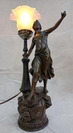 Staande lamp - Glas, Legering