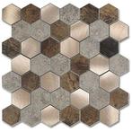 Zelfklevend Mozaiek Hexagon Koper V-Groef, Ophalen of Verzenden, Nieuw