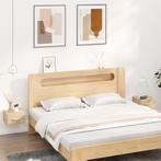 vidaXL Nachtkastjes 2 st wandgemonteerd 35x35x20 cm sonoma, Minder dan 45 cm, Verzenden, Nieuw, Minder dan 55 cm