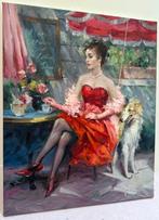 Vladimir Petrov (1945) - Café Parisien ~ LHeure du Thé ~, Antiek en Kunst