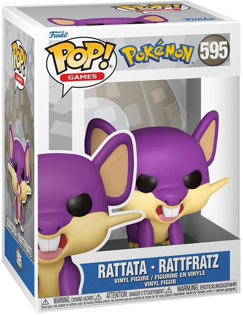 Funko Pop! - Pokemon Rattata #595 | Funko - Hobby Artikelen, Verzamelen, Poppetjes en Figuurtjes, Nieuw, Verzenden