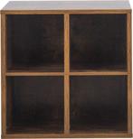 2dekans | VDD Vinyl Wish - Platenkast - 4 vakken - Bruin -, Ophalen of Verzenden, Zo goed als nieuw