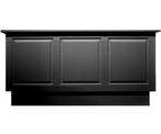 Zwarte toonbank van 200 cm breed