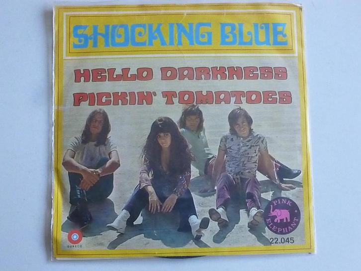 Shocking Blue - Hello Darkness / Pickin Tomatoes (vinyl sing, Cd's en Dvd's, Vinyl Singles, Zo goed als nieuw, Verzenden